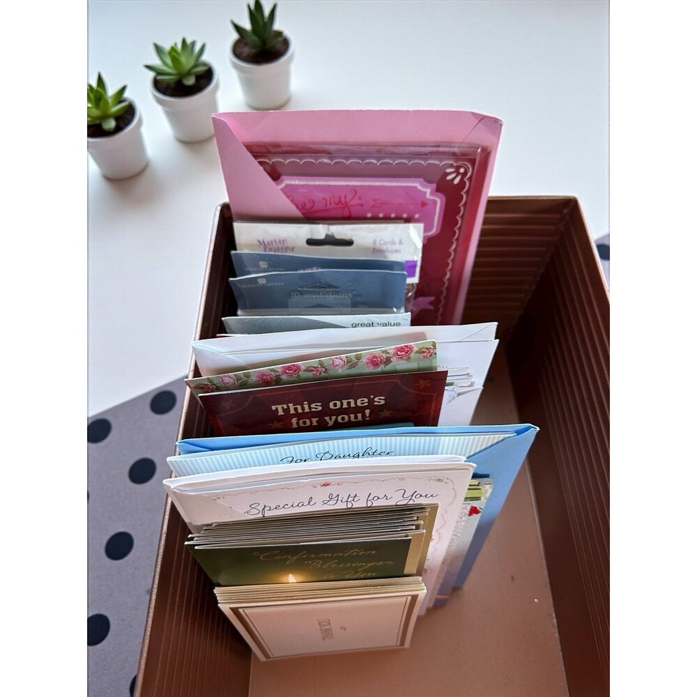 Vintage Greeting Card Assortment Unused Lot All Occasion Variety Pack Stationary